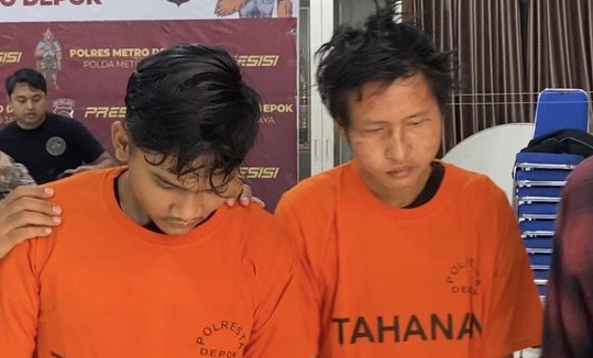 Demi Narkoba, 2 Pemuda Nekat Bacok dan Rampas HP Bocah SMP di Depok Foto : Ist
