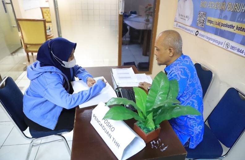 Disnaker Kota Tangerang Terima 11 Pengaduan THR, Langsung Periksa Foto : Ist