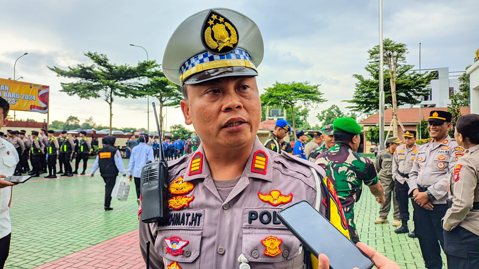 Kasat Lantas Polres Tangsel, AKP Rokhmatulloh.