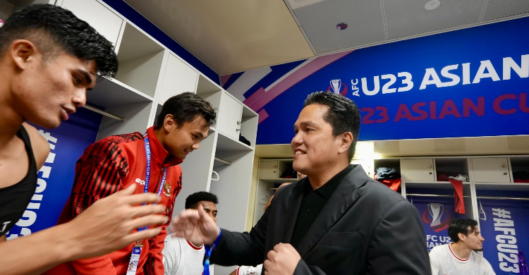 Erick Bangga Timnas U-23 Sukses Bungkam Korsel Foto : Ist