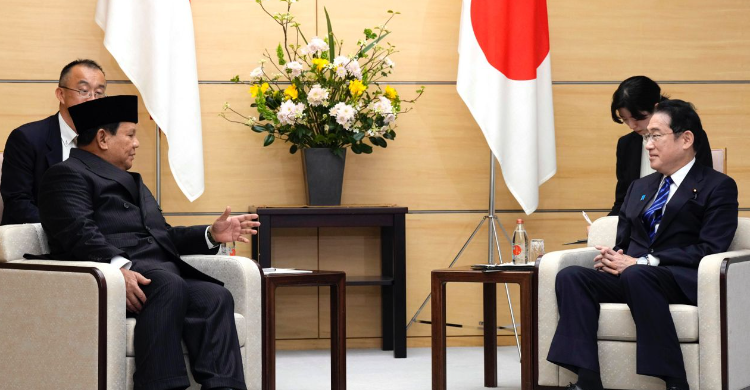 Habis Lawatan Ke China, Prabowo Sowan Ke PM Jepang Kishida Di Tokyo Foto : Ist