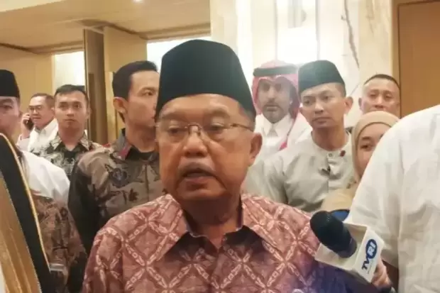 JK Ucapkan Selamat, Ajak Masyarakat Bersatu Dukung Prabowo-Gibran Mantan Wapres Jusuf Kalla. Foto : Ist