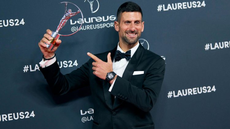 Keren, Novak Djokovic 5 Kali Jadi Atlet Terbaik Dunia Foto : Ist