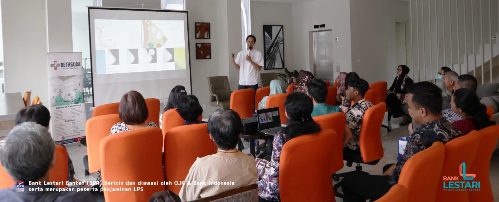 Kolaborasi Bank Lestari Banten (BPR) dan Bethsaida Hospital: Deteksi Dini Benjolan Foto : Ist