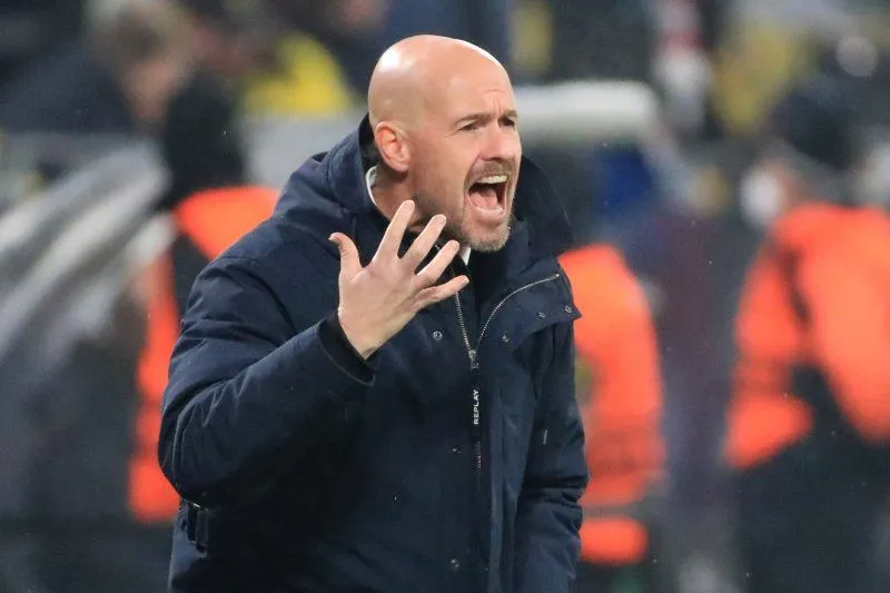 Liga Inggris, Man United Dan Chelsea Hanya Bermain Seri Pelatih MU Erik Ten Hag. Foto : Ist