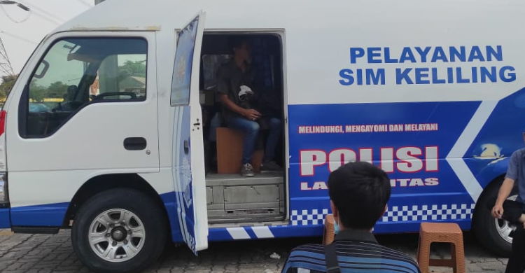 Lokasi SIM Keliling Tangerang Kota Rabu 17 April 2024 Foto : Ist