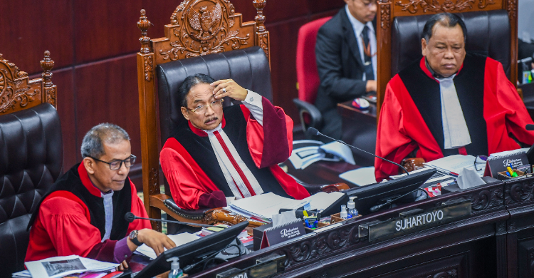 Suasana sidang di MK. Foto : Ist