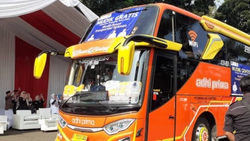 Mudik Gratis, 1.500 Warga Tangerang Diberangkatkan ke 4 Provinsi Foto : Ist