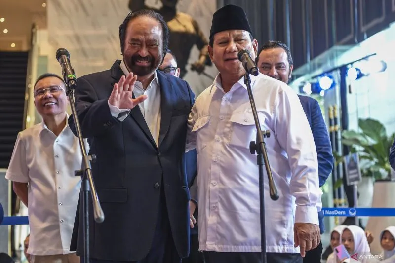 Nasdem Dukung Prabowo-Gibran, Jamin Tanpa Mahar Foto : Ist