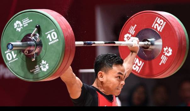 Olimpiade Paris, Lifter Eko Berambisi Raih Emas Foto : Ist