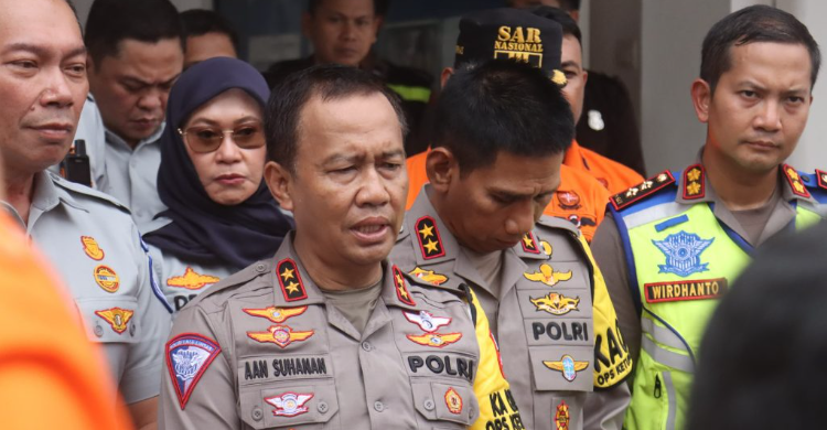 Pasca Kecelakaan Tol Japek Km 58, Arus Contraflow Untuk Sementara Dihentikan Foto : Ist