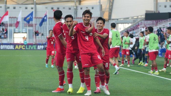 Selebrasi skuad Indonesia U-23. Foto : Ist