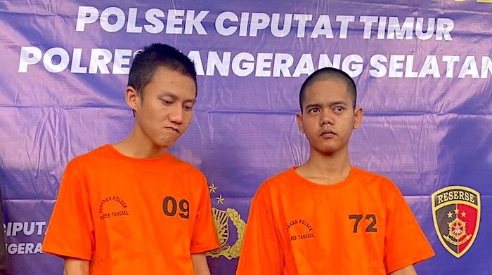 Polsek Ciputat Timur Amankan 2 Pemuda Produsen Narkoba Sintetis, Belajar dari YouTube Foto : Ist