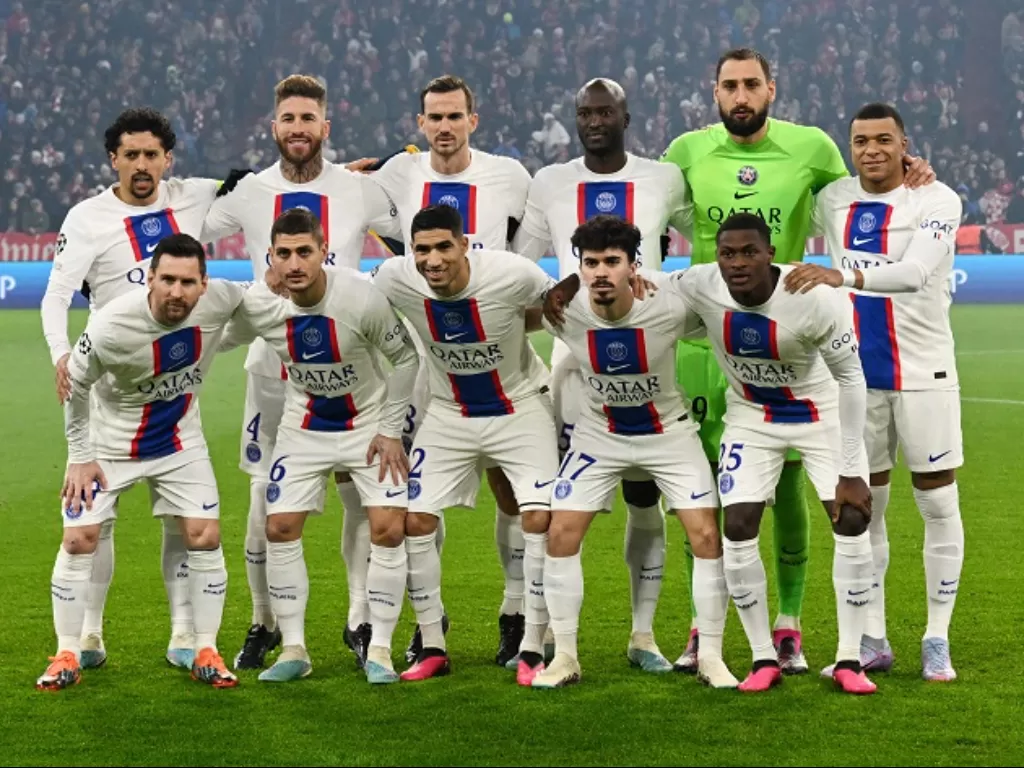 PSG Kunci Gelar Liga Prancis Musim 2023/2024 Foto : Ist