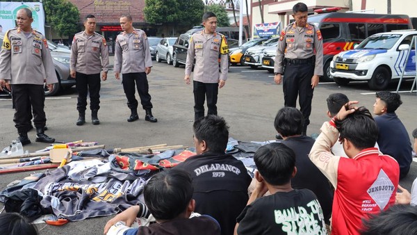Puluhan Remaja di Depok Nekat SOTR, 5 di Antaranya Positif Narkoba Foto : Ist