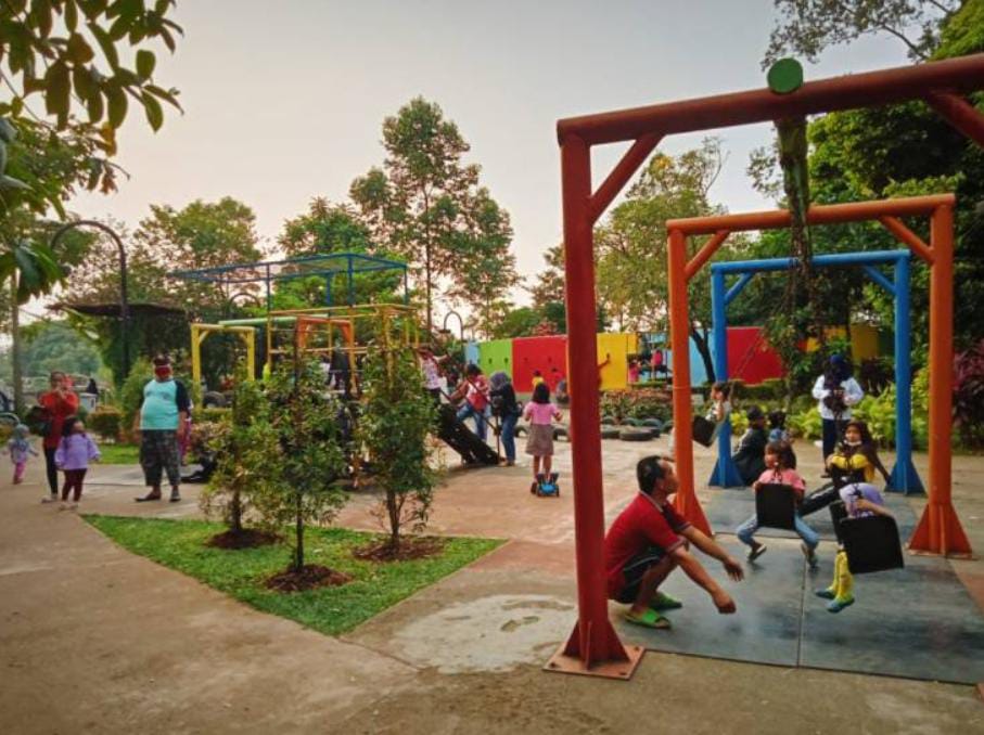 Ribuan Wisatawan Banjiri Taman Tematik Kota Tangerang Selama Libur Lebaran Foto : Ist