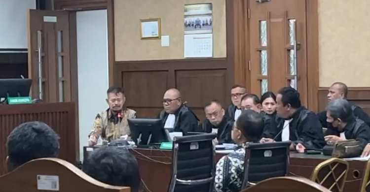 Untuk Renovasi Rumah Anak, SYL Juga Memakai Anggaran Dari Kementerian Sidang kasus SYL. Foto : Ist