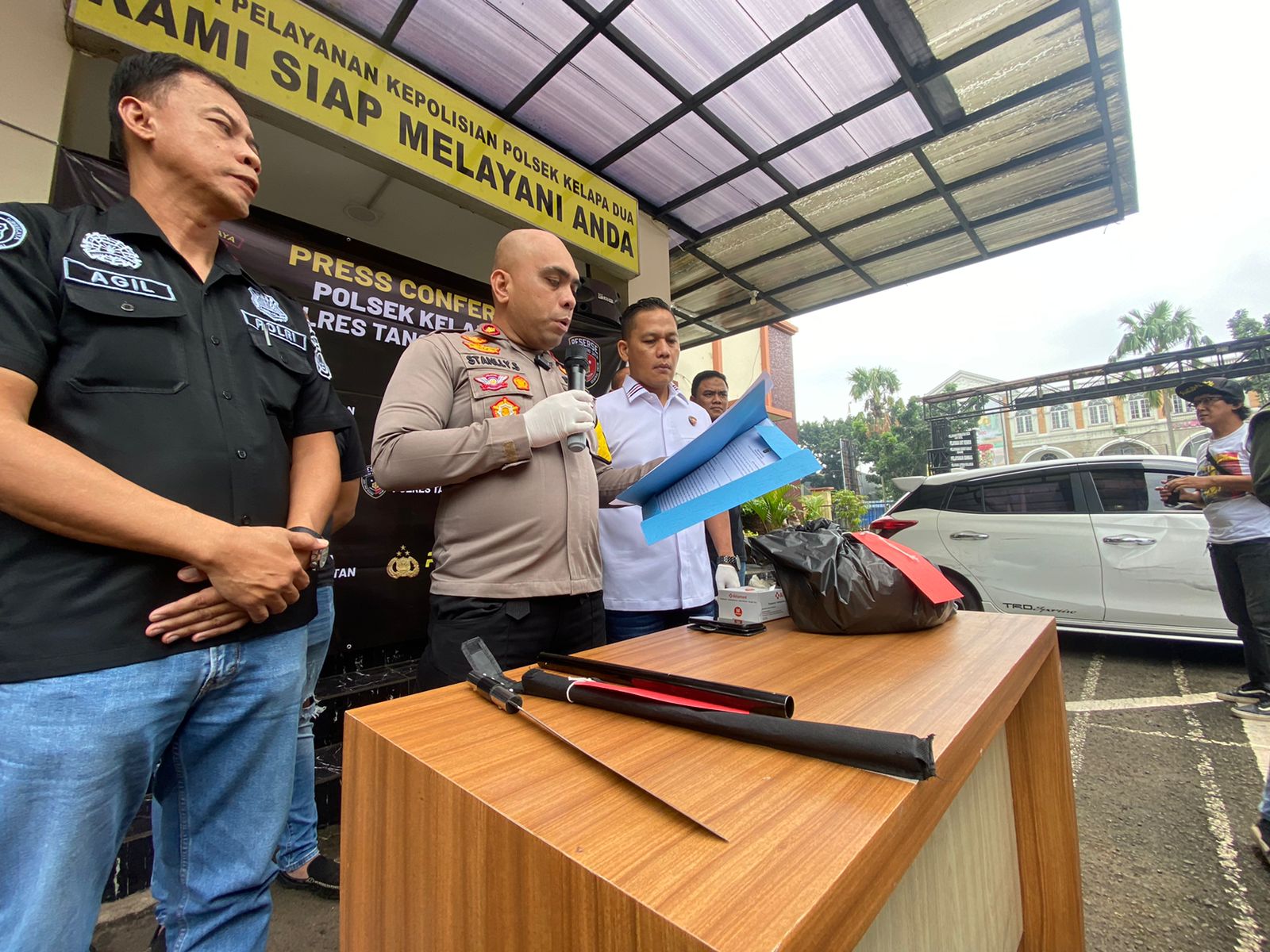 Wanita Penusuk Pemilih Toko Baju di Tangerang Diancam 15 Tahun Penjara Foto : Ist