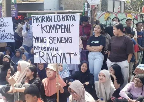 Warga Setu Tolak Wacana BRIN Bakal Alihkan Jalan ke Lingkar Baru Foto : Ist