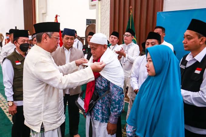 Jamaah haji asal Tangsel sebanyak 1.145 akan diberangkatkan dalam empat kloter.(dra)