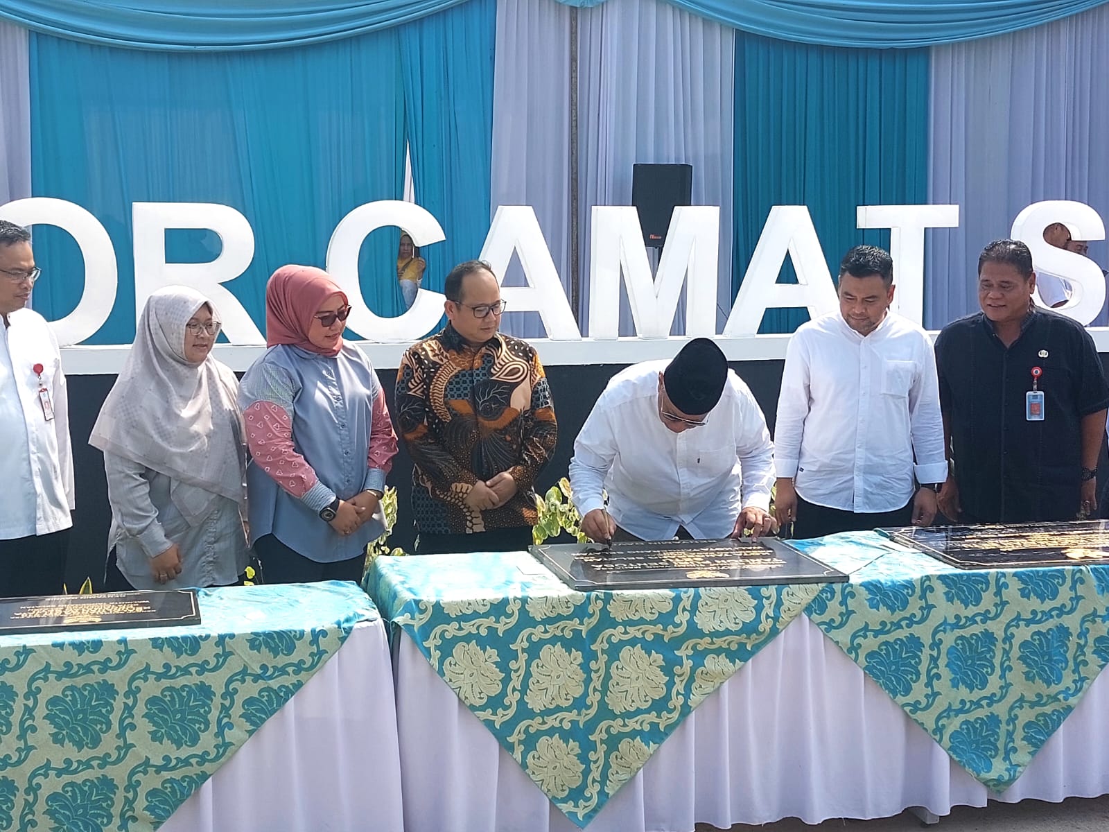 Benyamin Resmikan 5 Bangunan Baru di Setu, Mulai dari Kolam Retensi Hingga Balai Warga Foto : Ist