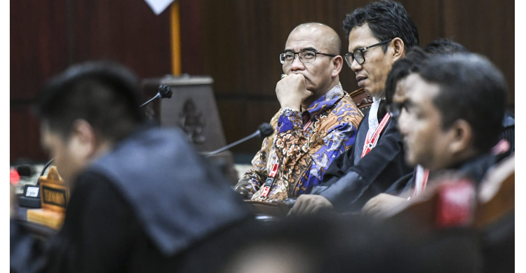 Berulah Lagi, Ketua KPU Kena Tegur Hakim MK Foto : Ist