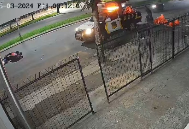 Bukan Begal, Pelaku Tawuran di Serpong Ditabrak Mobil Sekuriti Foto : Ist