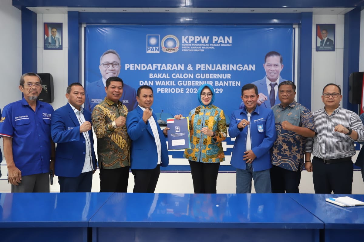 Daftar Calon Gubernur Banten, Airin Dapat Pujian Petinggi PAN Banten Foto : Ist