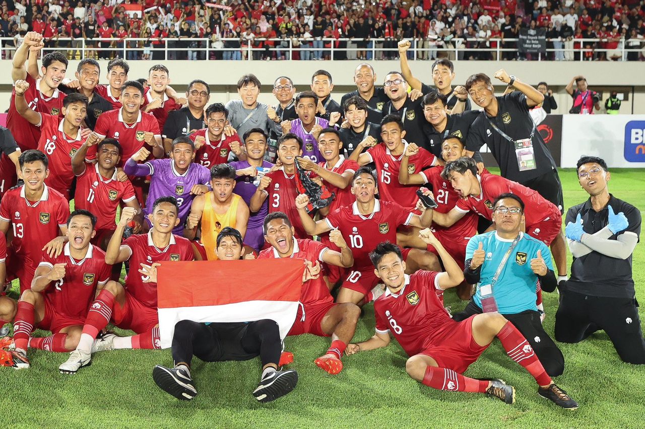 Garuda Muda Selangkah Lagi Berlaga Di Olimpiade Foto : Ist