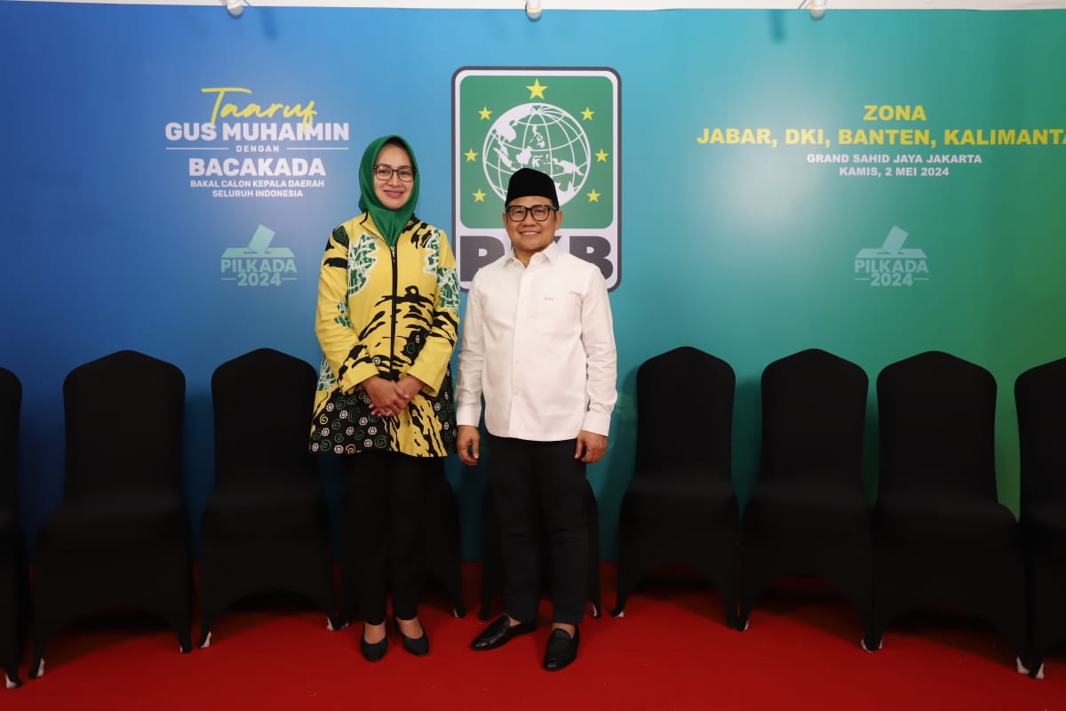 Hadir di Ta’aruf DPP PKB, Cak Imin Promosikan Airin Foto : Ist