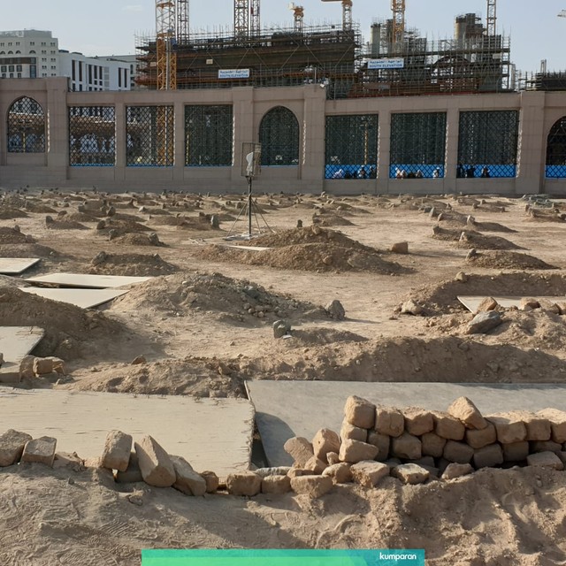 Kuburan untuk jamaah haji di samping Masjid Nabawi. Foto : Ist