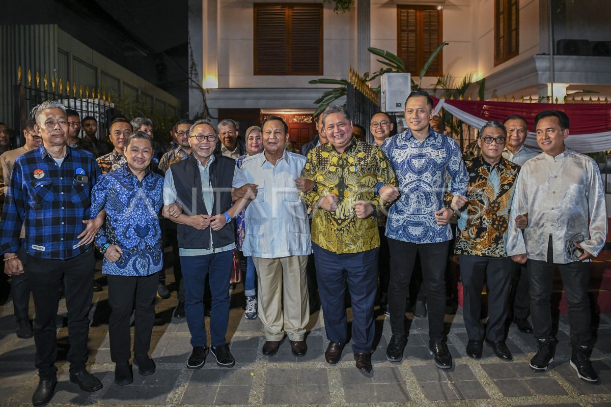 Kabinet Prabowo Sedang Digodok, Berlangsung Alot Para Ketum Parpol Koalisi Prabowo-Gibran. Foto : Ist