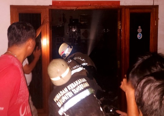 Kebakaran Rumah di Cikupa Tangerang, Diduga Korsleting Listrik Foto : Ist