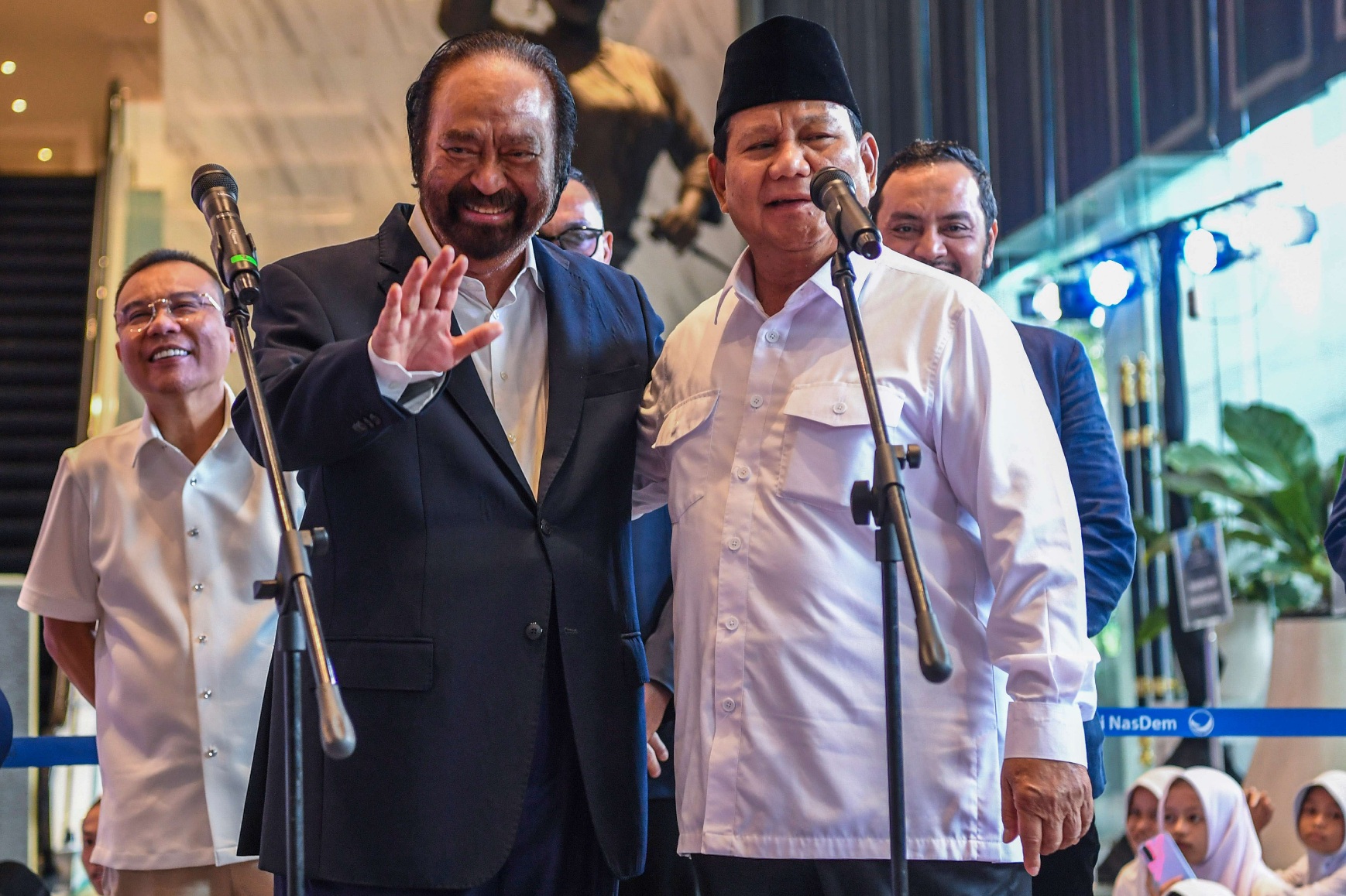 Kini Bergabung Dengan Prabowo, Paloh Tak Enak Hati Minta Jatah Menteri Foto : Ist