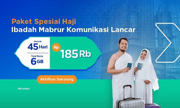 Lancar Berkomunikasi di Tanah Suci XL Axiata Luncurkan Kartu Perdana Khusus Haji Rp 345 Ribu Kuota 20GB Foto : Ist