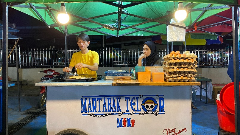 Martabak Telur Mini Khas Padang Dapat Dinikmati di Alun-alun Tigaraksa! Foto : Mg.Fikri