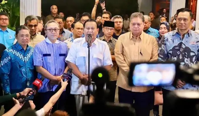 NasDem & PKB Gabung Dukung Prabowo-Gibran, Pemerintahan Kian Kuat Foto : Ist