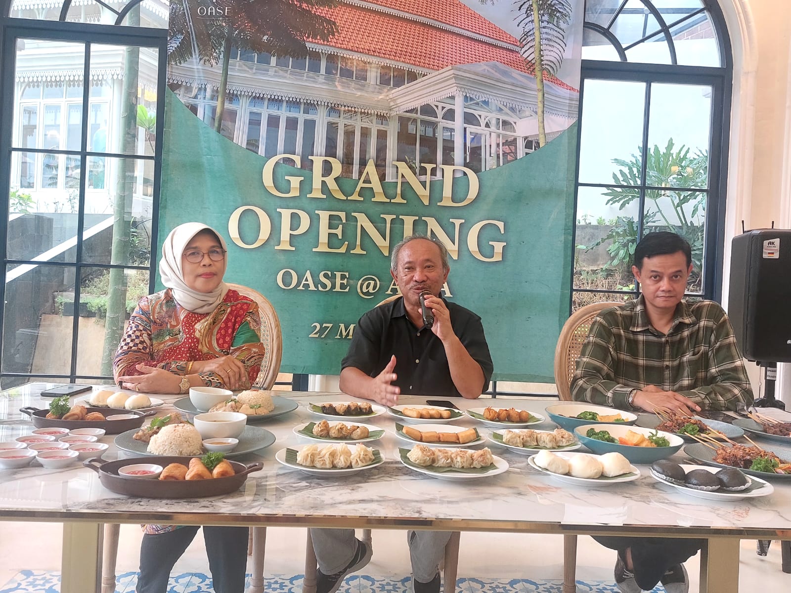 OASE @Aria, Resto Viral di Ciputat Sajikan Menu yang Beragam dan Tempat Super Cozy Grand Opening OASE @Aria, restoran yang berlokasi di Jalan Aria Putra, Ciputat, Tangerang Selatan. (tangselpos.id/rmn)