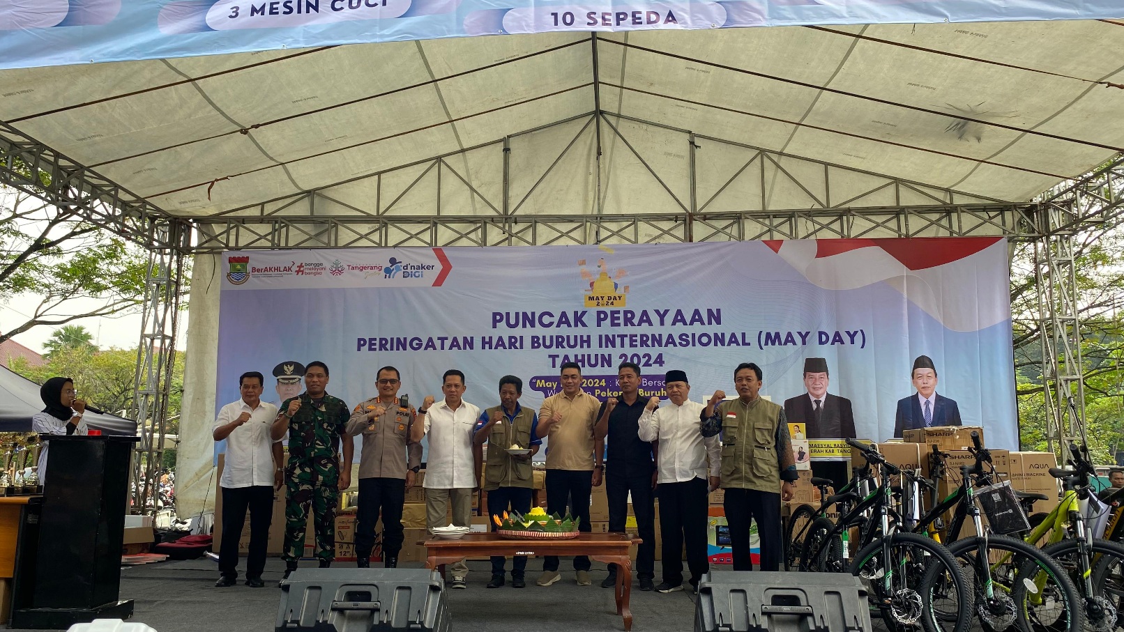 Pemkab Tangerang Gelar Perayaan Hari Buruh, Ini Pesan Pj Bupati Foto : Mg.Fikri