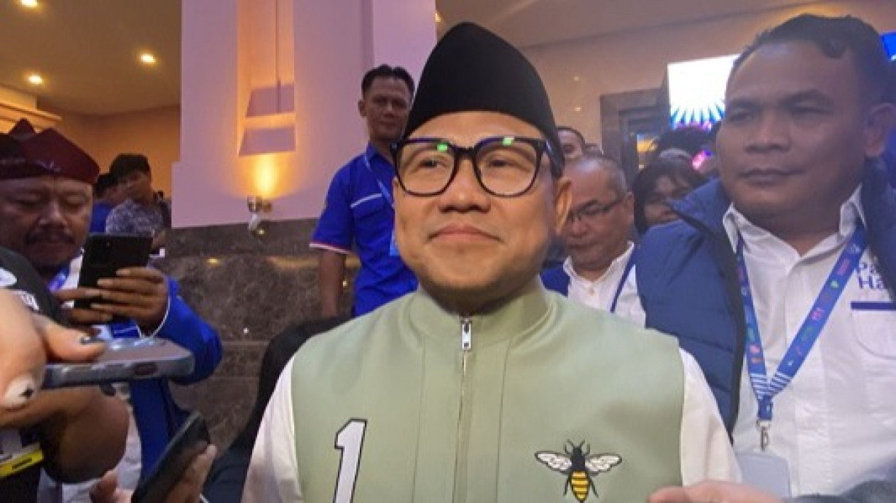 Pendatang Baru Di Koalisi Prabowo-Gibran, Cak Imin Tahu Diri Foto : Ist