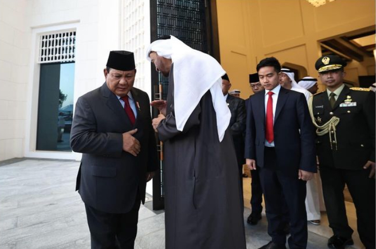 Prabowo Dan Gibran Kompak Kunker Ke Arab Foto : Ist