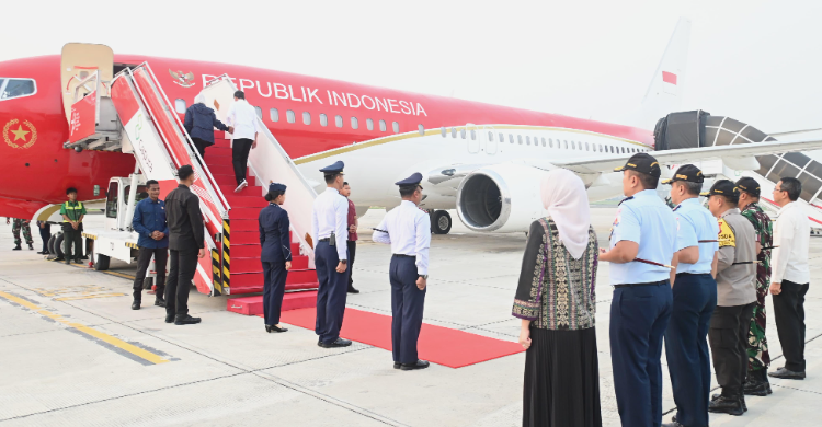 Presiden Dan Ibu Iriana Bertolak Ke Sumbar, Tinjau Lokasi Dan Korban Banjir Bandang Foto : Ist
