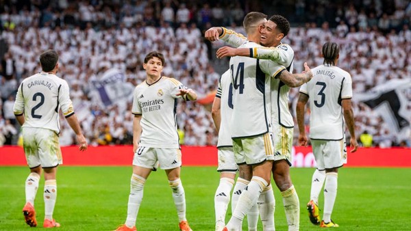 Real Madrid Juara Liga Spanyol 2023/2024 Foto : Ist