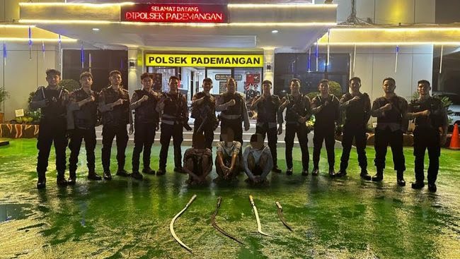Remaja Bersajam Cari Lawan Tawuran di Jakpus, Malah Ketemu Polisi Foto : Ist