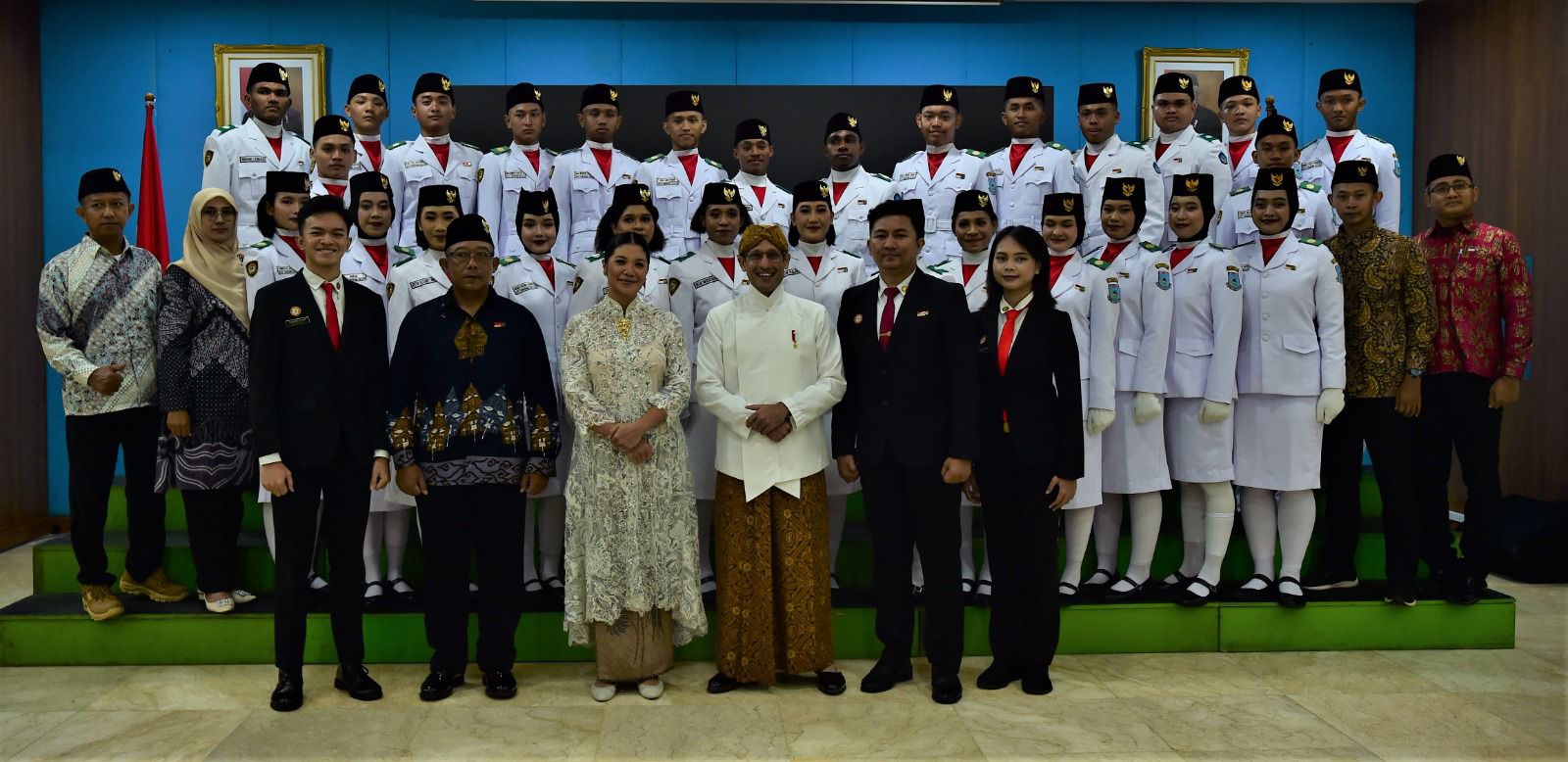 Siswa MA Soebono Mantofani Tangsel Terpilih Jadi Danton Paskibra pada Upacara Hardiknas 2024 Foto : Ist