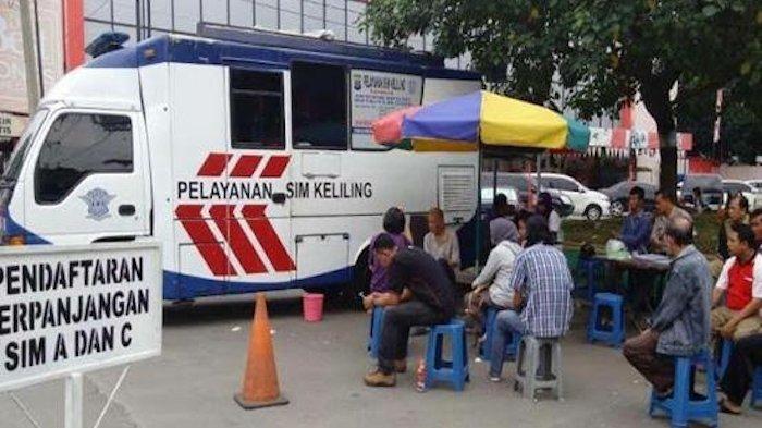 5 Lokasi Pembuatan SIM Keliling, Jakarta Kamis 27 Juni 2024 Foto : Ist
