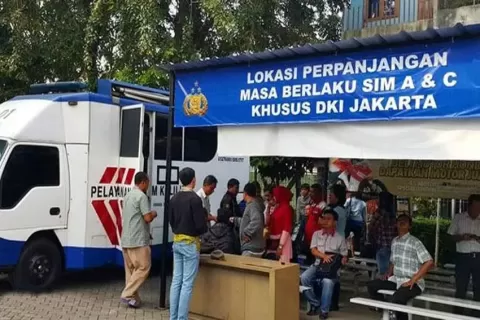 5 Lokasi Pembuatan SIM Keliling, Jakarta Sabtu 29 Juni 2024 Foto : Ist