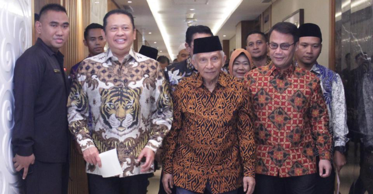 Amien Rais Muncul Wacana Presiden Dipilih MPR Foto : Ist