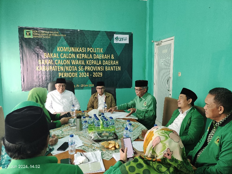 Benyamin Optimis PPP Bakal Usung Ben-Pilar di Pilkada Tangsel Foto : Ist
