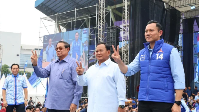 Calon Menteri Kabinet Prabowo-Gibran Dari Demokrat Sudah Di Kantong SBY & AHY Foto : Ist